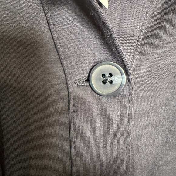 J. Jill Weaver Collection Double Face Jersey Knit Flap Pocket Jacket Size 2X - Picture 3 of 10